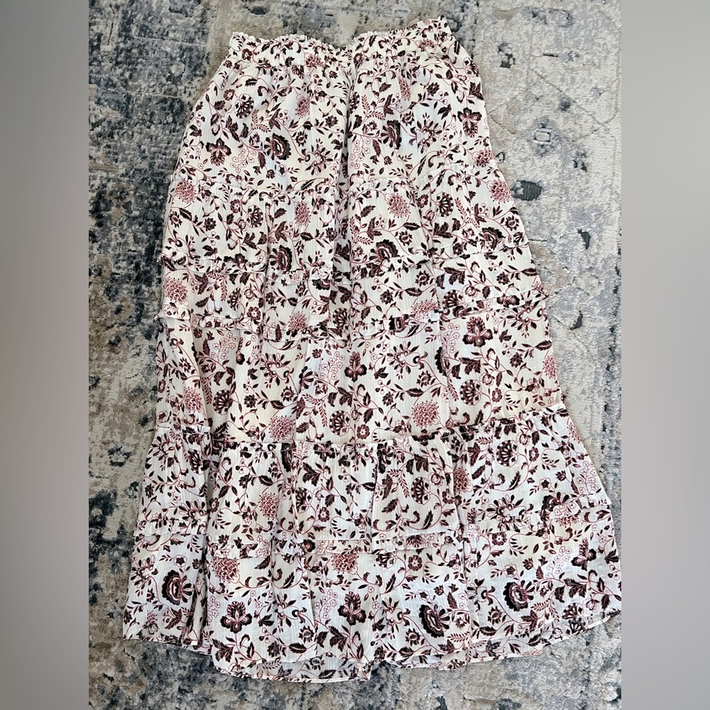 Maxi floral skirt, size S